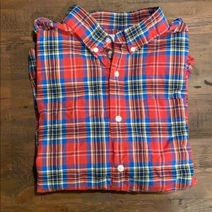 Mens AE plaid button up